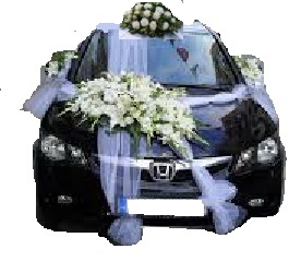 Ankara çift çiçekli düğün gelin arabası süslemesi sünnet arabası süsleme